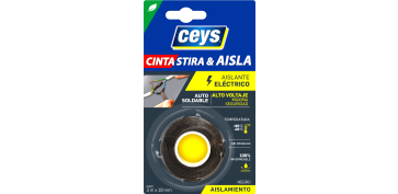 Masillas y siliconas - STIRA Y AISLA 3M X 19MM NEGRO