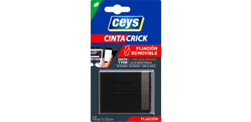 Adhesivos - TACKCEYS CRICK 4 TIRAS 5 CM NEGRO