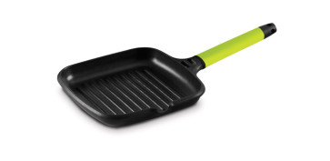 Coccion - GRILL CON MANGO INDUCTION KIWI 27X27CM