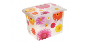 Cajas y baules - CAJA FASHION BOX PINK FLOWERS 20.5L-2807.99D