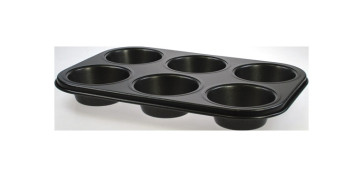 Coccion - MOLDE METAL MUFFINS 6 CAVIDADES