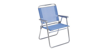 Camping, playa y aire libre - SILLON FIJO ALUMINIO PLAYAFIBRELINE AZUL