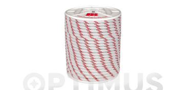 Cuerdas y cintas - CUERDA POLIESTER TRENZADO CON ALMA Ø 10 MM 25 MT BLANCO