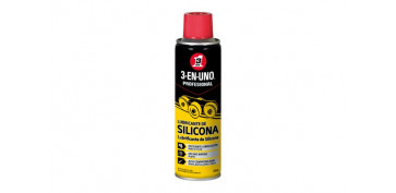 Engrase y lubricacion industrial - SILICONA EN SPRAY LUBRICANTE 250 ML 3 EN 1