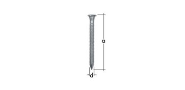 Alambre, muelles y sirgas - CLAVOS DE ANCLAJE 40X4 (CJ226 - 1KG)