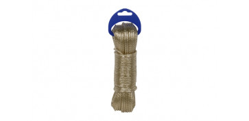 Cuerdas y cintas - CABLE ACERO PLASTIFICADO 3,5MM 10 MT ORO