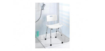 Mobiliario de baño - TABURETE CON RESPALDO AJUSTABLE 20926