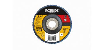 Discos - DISCO LAMINAS ZIRCONIO Ø 125 GRANO 60 72 LAMINAS, LONG LIFE