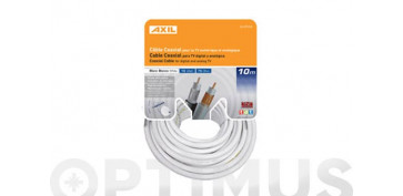 Cables - CABLE COAXIAL TV 19VAT-BLANCO 5 M