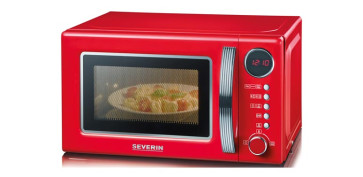 Limpieza del hogar - HORNO MICROONDAS CON GRILL 20 L ROJO