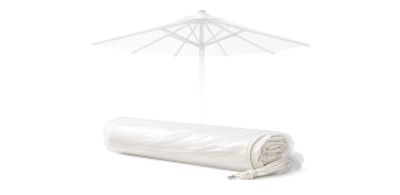 Mesas y Sillas - TELA RECAMBIO PARASOL 9606633 BLANCA