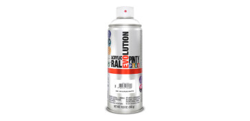 Aerosol o spray - PINTURA SPRAY ACRILICA BRILLO 520 CC RAL 9010 BLANCO SATINADO