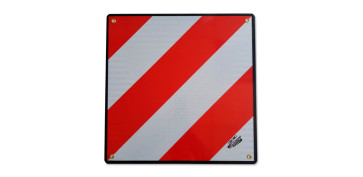 Sujecion de cargas - SEÑAL CARGA SOBRESALIENTE V20 058 NIVEL 3PLACA METÁLICA 50 X 50 CM