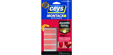Adhesivos - CINTA DOBLE CARA MONTACK XPRESS TIRAS 18 X 48 MM