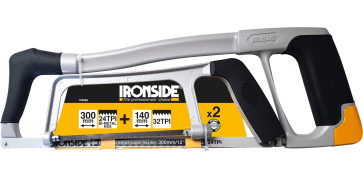 PROMO IRONSIDE - ARCO SIERRA PARA METAL ( JUEGO DE DOS )300 MM + 140 MM