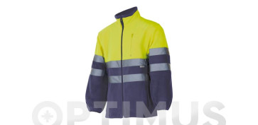 Vestuario laboral - CHAQUETA POLAR BICOLOR ALTA VIBILIDAD3 XL