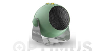 Calefacción electrica - TERMOVENTILADOR CERAMICO DESIGN1800W INCLINABLE COLOR VERDE