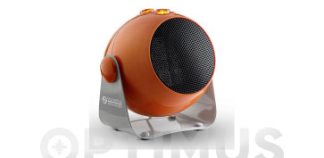 Calefacción electrica - TERMOVENTILADOR CERAMICO DESIGN1800W INCLINABLE COLOR NARANJA