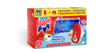 Exterminador de insectos - BLOOM ELÉCTRICO MOSCAS Y MOSQUITOS 2 RECAMBIOS INCLUIDOS