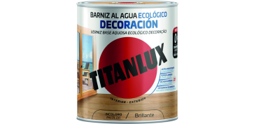 Proteccion y tratamiento para madera - BARNIZ ECOLOGICO INCOLORO 750 ML BRILLANTE