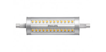 Bombillas - LAMPARA LED LINEAL REGULABLE 118MM R7S 120W BLANCA