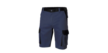 Vestuario laboral - BERMUDA MULTIBOLSILLOS AZUL NAVY / NEGRO T 44