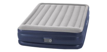 Camping, playa y aire libre - CAMA DE AIRE TRICHET DOBLE CON INFLADOR ELECTRICO 203 X 152 X 46 CM