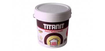 Pintura para paredes, techos y suelo - PINTURA PLASTICA TITANIT SATINADO 4L BLANCO