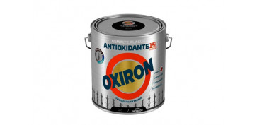 Esmaltes - ESMALTE ANTIOXIDANTE AGUA OXIRON LISO SATINADO 2,5 L NEGRO
