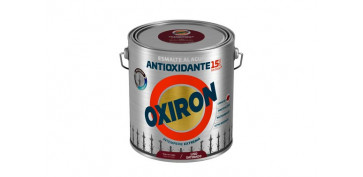 Esmaltes - ESMALTE ANTIOXIDANTE AGUA OXIRON LISO SATINADO 2,5 L ROJO CARRUAJES