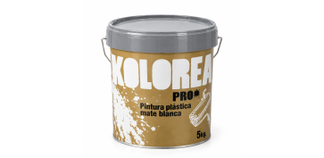 Pintura para paredes, techos y suelo - PINTURA PLASTICA EXTERIOR INTERIOR PRO MATE 5 KG BLANCO