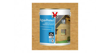Proteccion y tratamiento para madera - LASUR AGUA PROTECT 0,75 L ROBLE CLARO