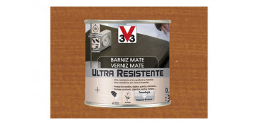 Proteccion y tratamiento para madera - BARNIZ INTERIOR ULTRA RESISTENTE MATE 250 ML CEREZO