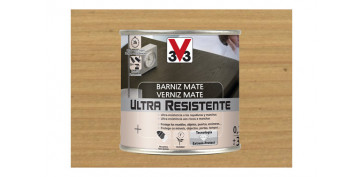 Novedades - BARNIZ INTERIOR ULTRA RESISTENTE MATE 250 ML ROBLE CLARO