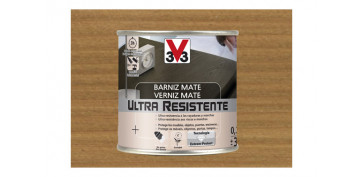 Novedades - BARNIZ INTERIOR ULTRA RESISTENTE MATE 250 ML ROBLE OSCURO