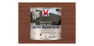 Proteccion y tratamiento para madera - BARNIZ INTERIOR ULTRA RESISTENTE MATE 250 ML SAPELI
