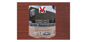 Novedades - BARNIZ INTERIOR ULTRA RESISTENTE MATE 750 ML CAOBA