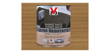 Proteccion y tratamiento para madera - BARNIZ INTERIOR ULTRA RESISTENTE MATE 750 ML ROBLE OSCURO
