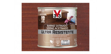 Proteccion y tratamiento para madera - BARNIZ INTERIOR ULTRA RESISTENTE SATINADO 250 ML CAOBA