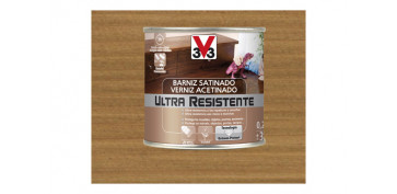Proteccion y tratamiento para madera - BARNIZ INTERIOR ULTRA RESISTENTE SATINADO 750 ML CEREZO