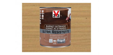 Proteccion y tratamiento para madera - BARNIZ INTERIOR ULTRA RESISTENTE SATINADO 750 ML ROBLE CLARO