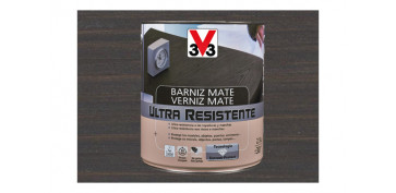 Proteccion y tratamiento para madera - BARNIZ INTERIOR ULTRA RESISTENTE MATE 750 ML WENGUE