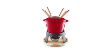 Coccion - FONDUE HIERRO FUNDIDO ROJA