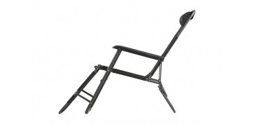 Camping, playa y aire libre - SILLA RELAX GRIS OSCURO 178X60X95 CM