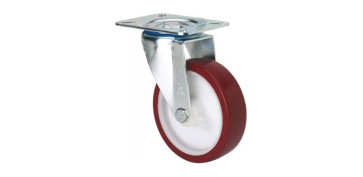 Transporte industrial - RUEDA GIR. PU 10ZVLL100-POL 110 X 32  130 KG