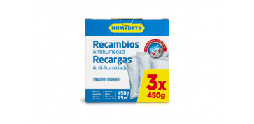 Productos de limpieza - ANTIHUMEDAD RECARGA 450 GR (3 UDS) HUMYDRY NEUTRO