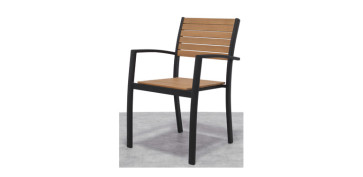 Mesas y Sillas - SILLON ALUMINIO MADERA 3,8 M