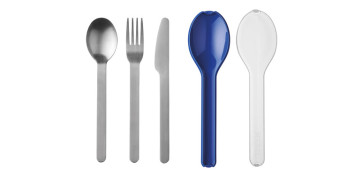 CUBIERTOS SET 3 UDS AZUL ELECTRICO