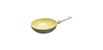 WOK CERAMICO ALUMINIO FORJADO AMUEGAN Ø 28 CM FULL INDUCTION