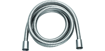 Griferia - FLEXO DE DUCHA EXTENSIBLE 150-200 CM ACERO INOX TUBO INTERIOR DE EPDM CONECTORES DE ACERO INOX